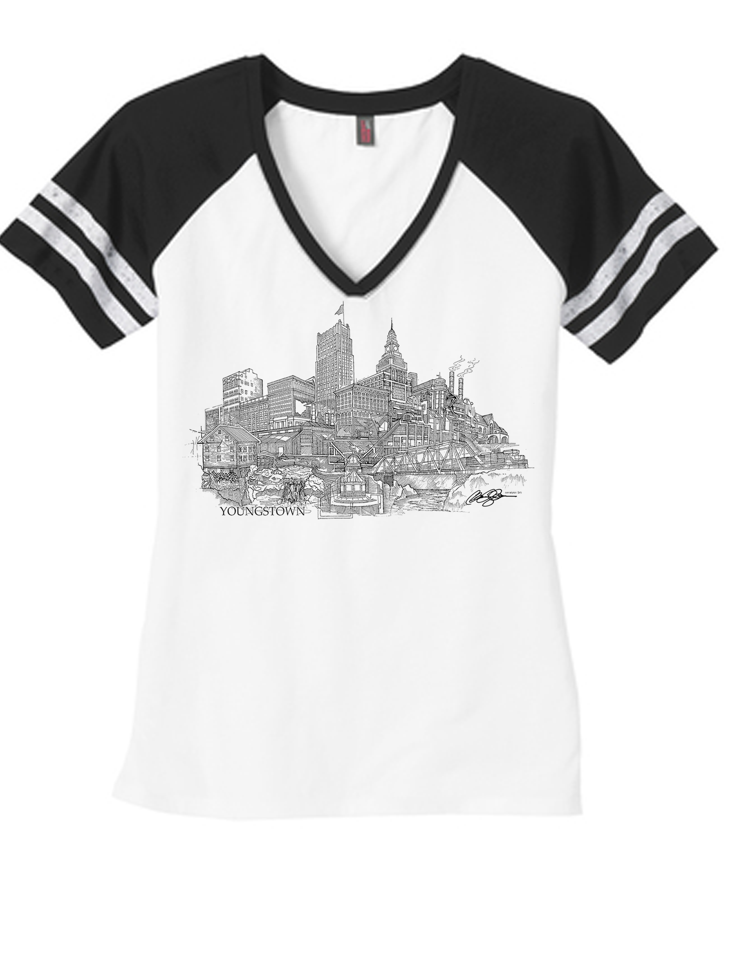 Youngstown T-Shirt Women's V-Neck