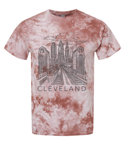 Cleveland Guardian Tie-Dyed T-Shirt (Multiple Options)