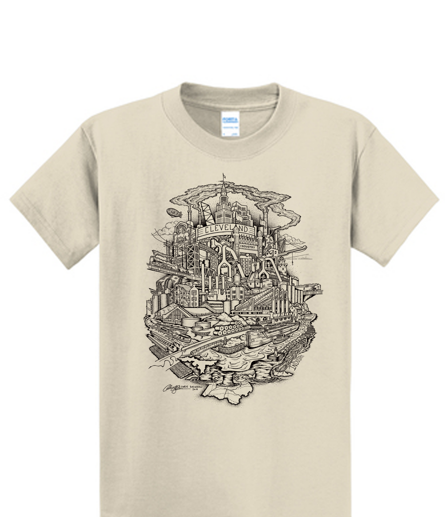 Cleveland Industry Shirt Sandy Beige