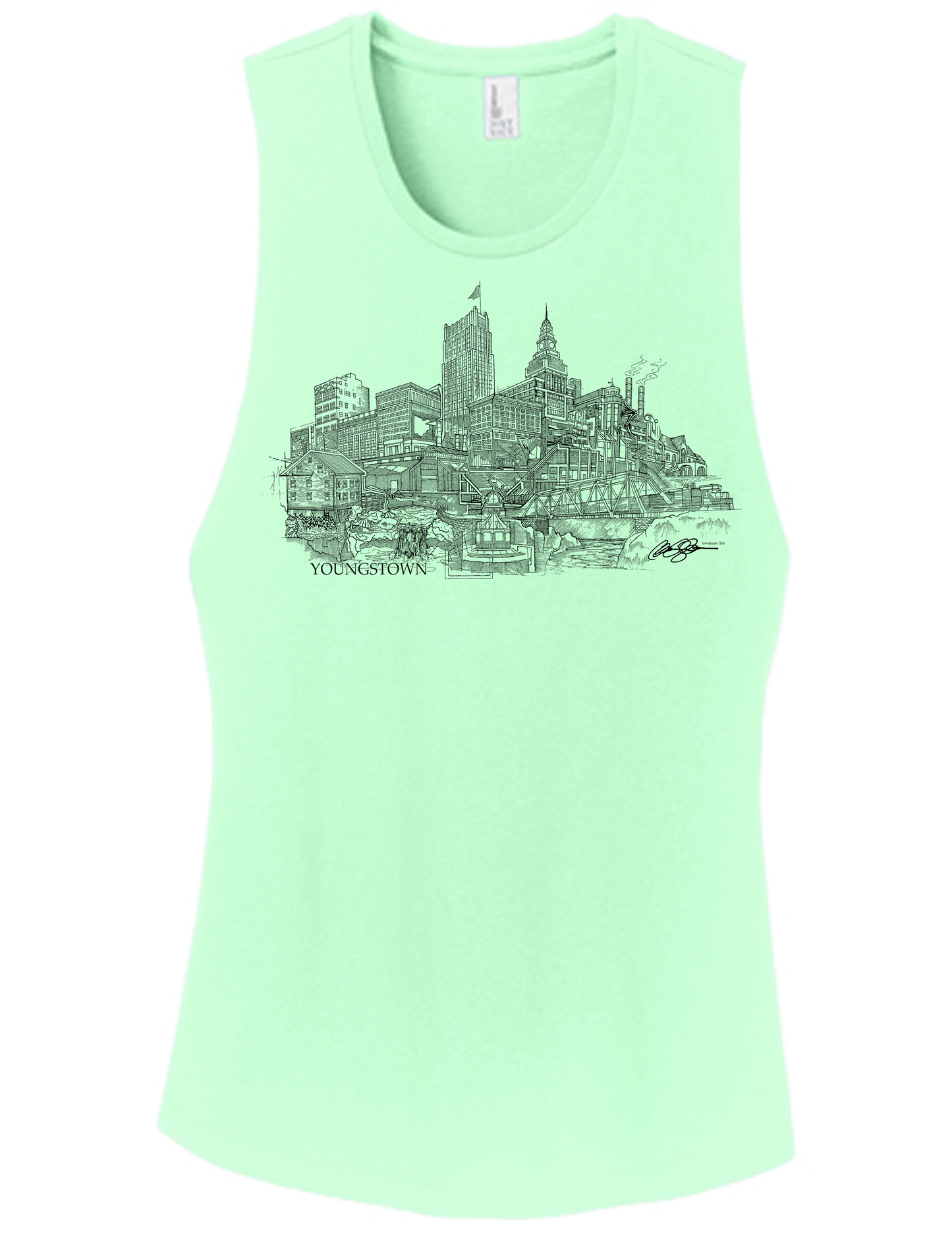 Youngstown T-Shirt Tank Mint Green