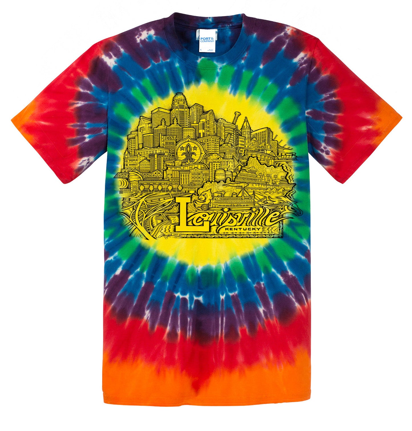 Louisville Tie Dye T-Shirt