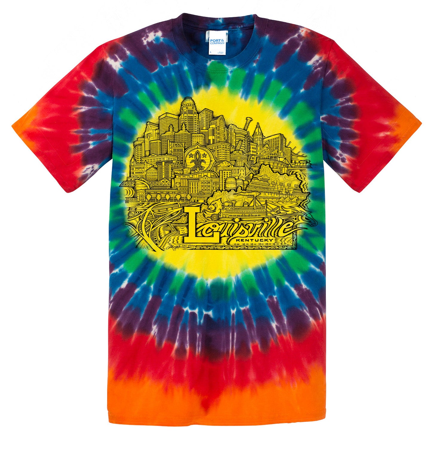 Louisville Tie Dye T-Shirt