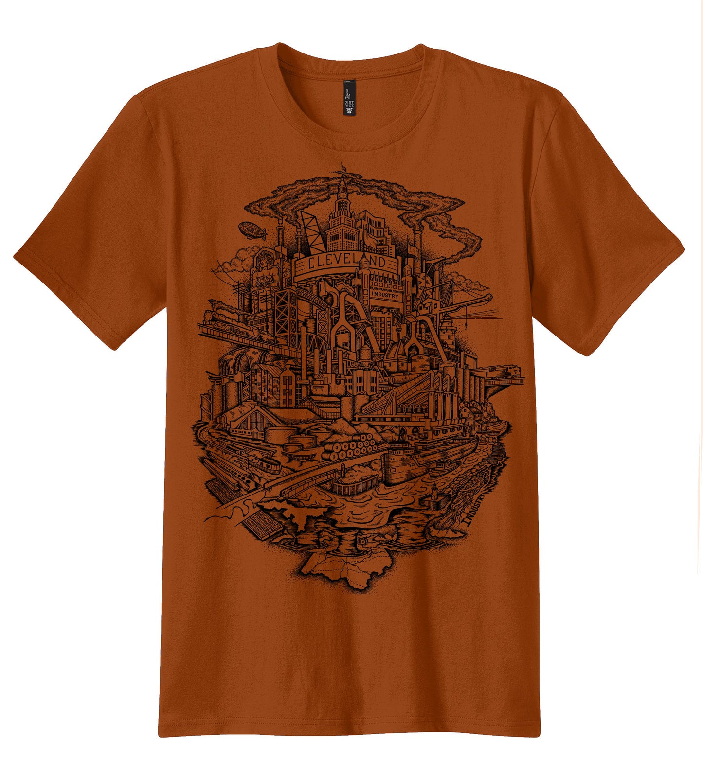 Cleveland Industry Shirt Burnt Orange