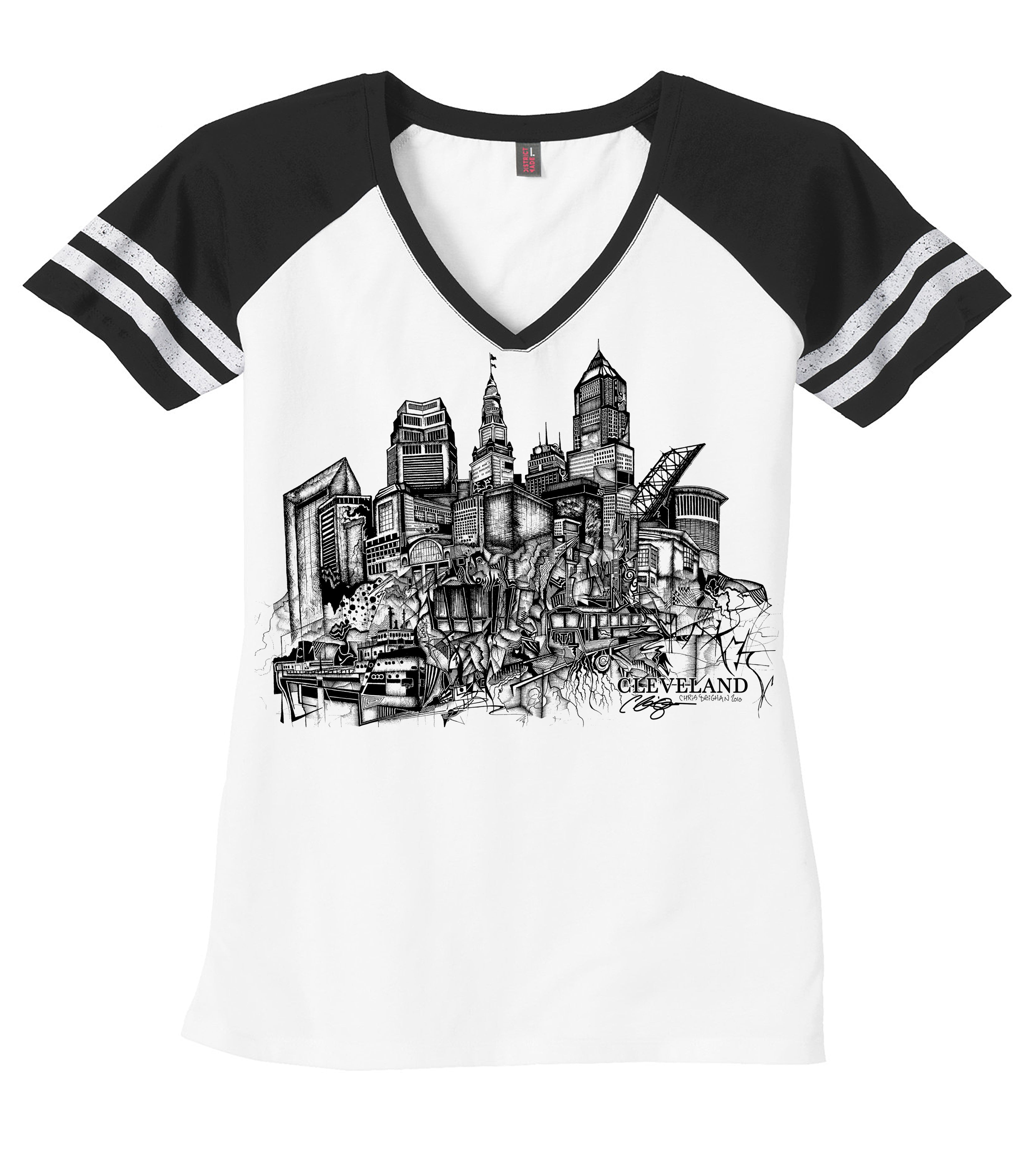 ArtFromChris Cleveland Guardian T-Shirt