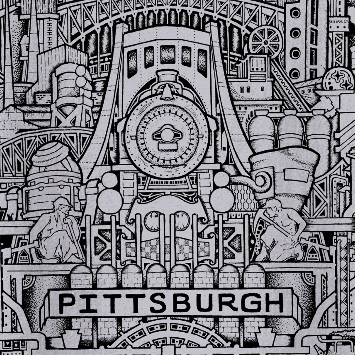Pittsburgh Steel Shirt Silver