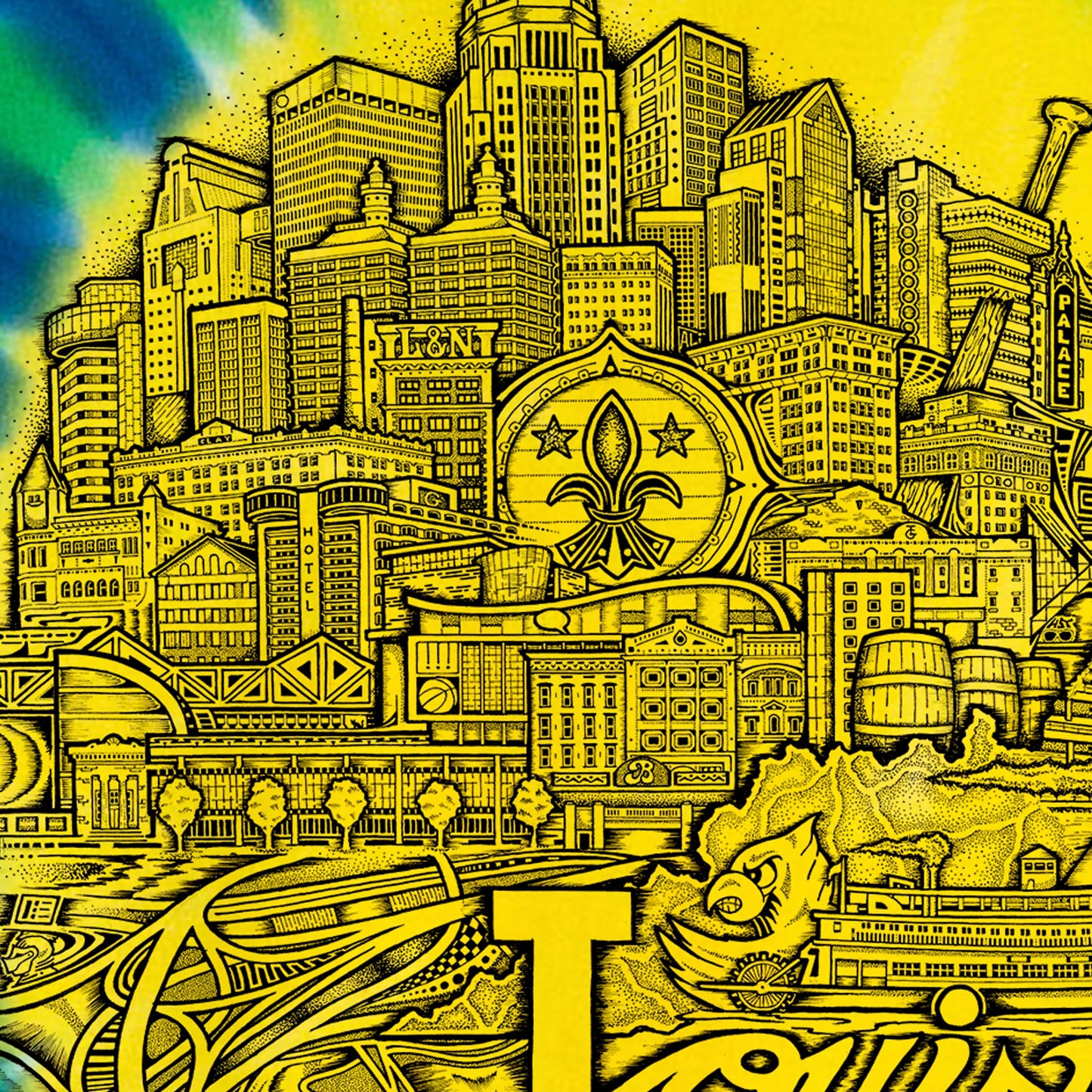 Louisville Tie Dye T-Shirt