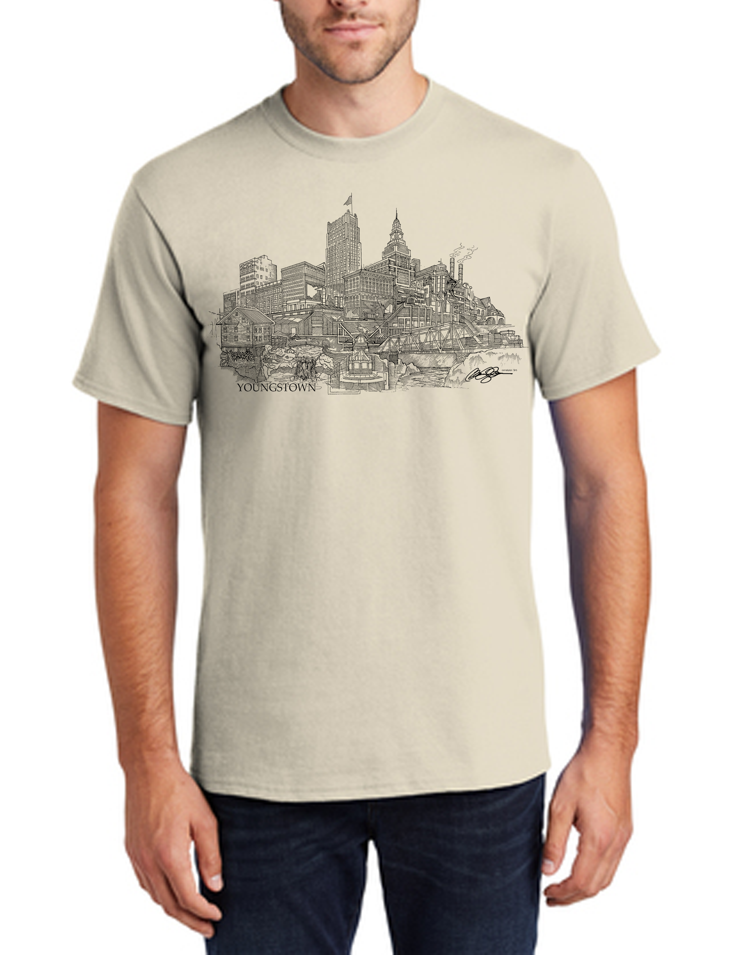 Youngstown T-Shirt Sand/Beige