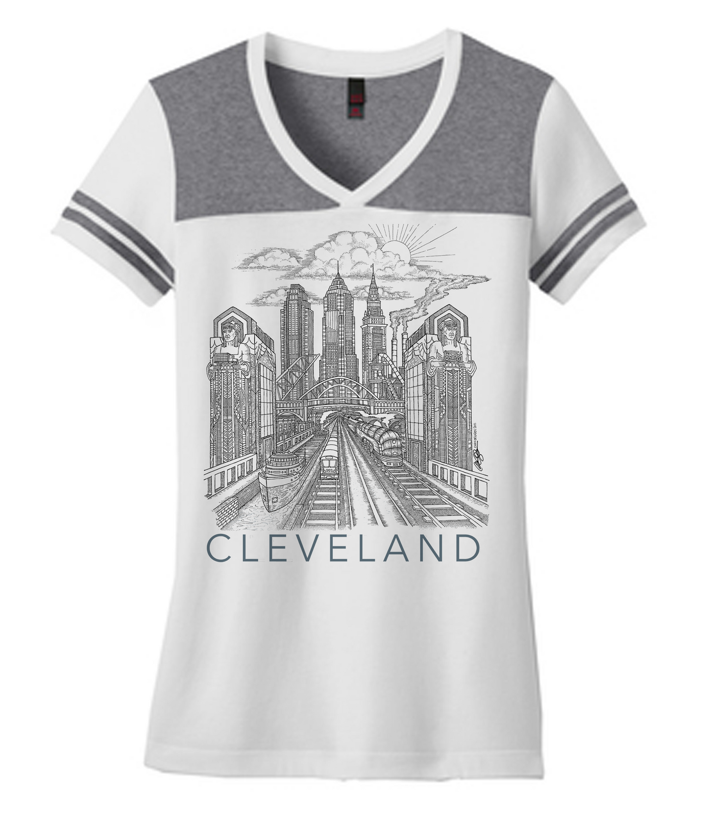 Cleveland Guardian/Skyline Drawing