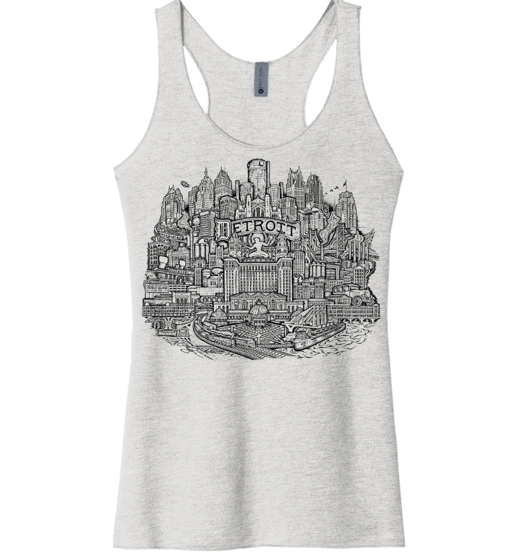 Detroit Skyline Shirt (Multiple Options)