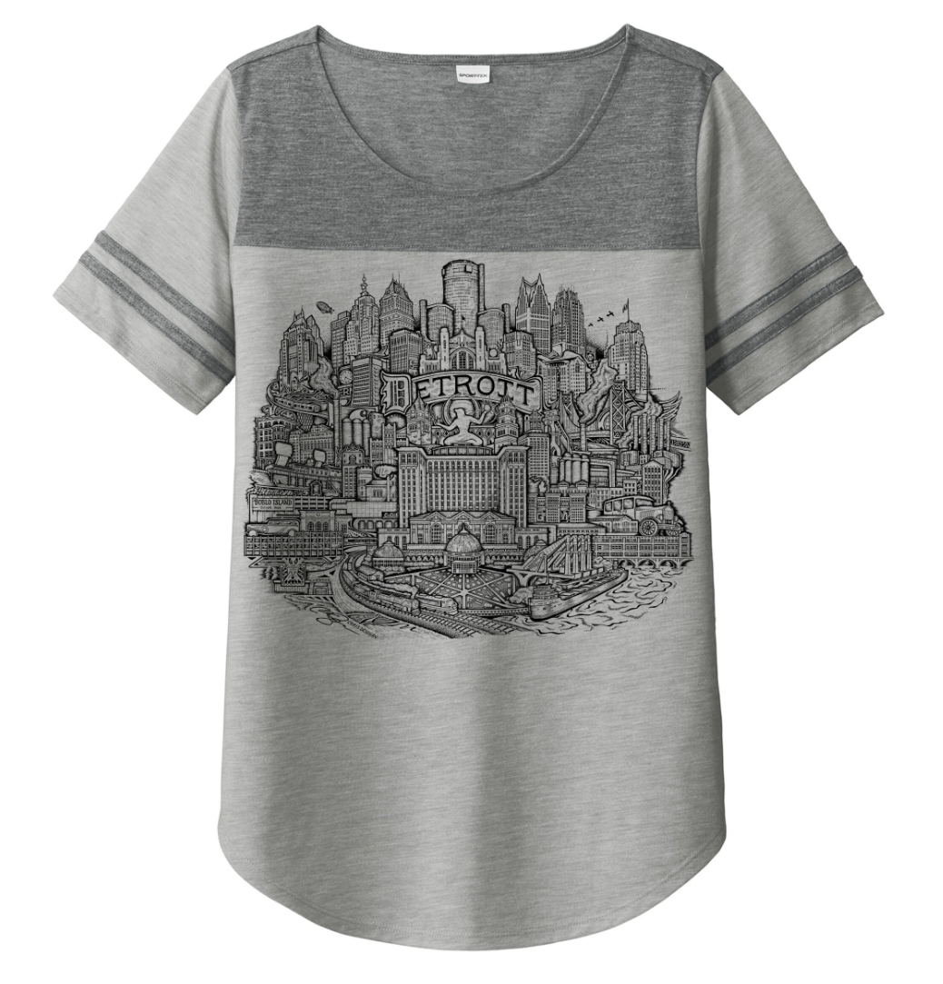 Detroit Skyline Shirt (Multiple Options)