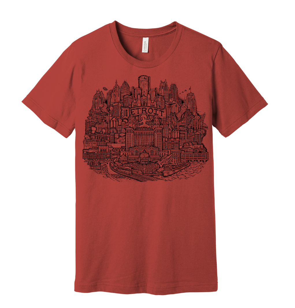 Detroit Skyline Shirt (Multiple Options)