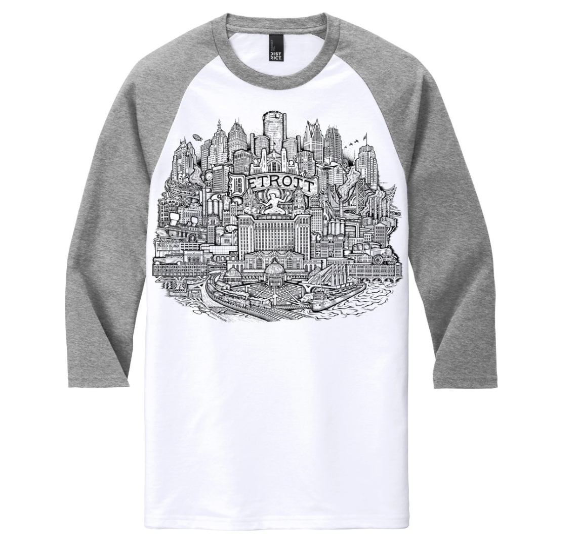 Detroit Skyline Shirt (Multiple Options)