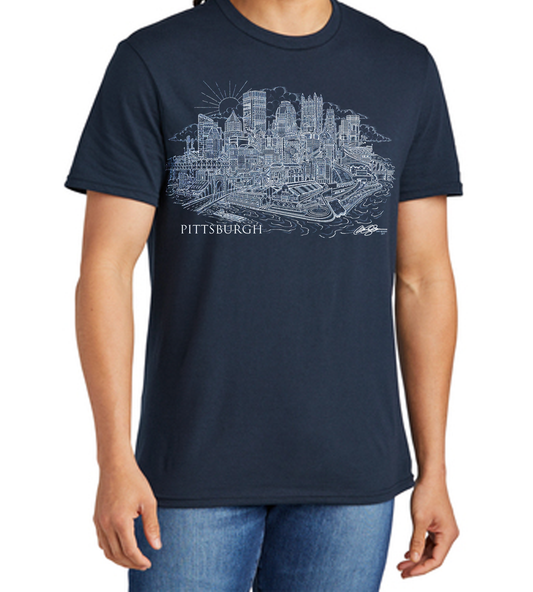 Pittsburgh City Shirt Navy