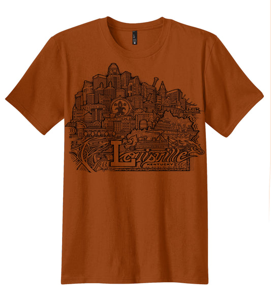Louisville T-Shirt Burnt Orange
