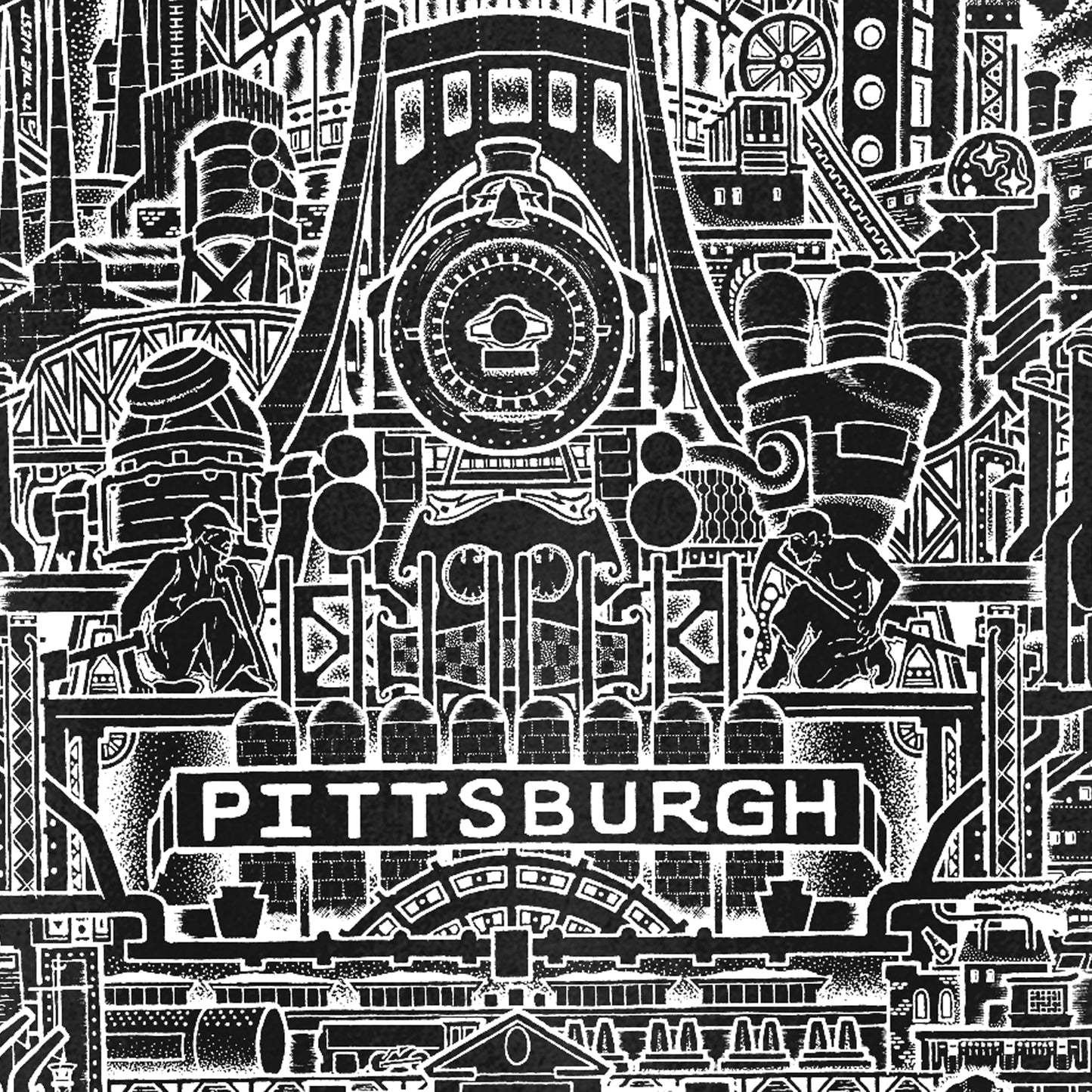 Pittsburgh Steel Shirt Black