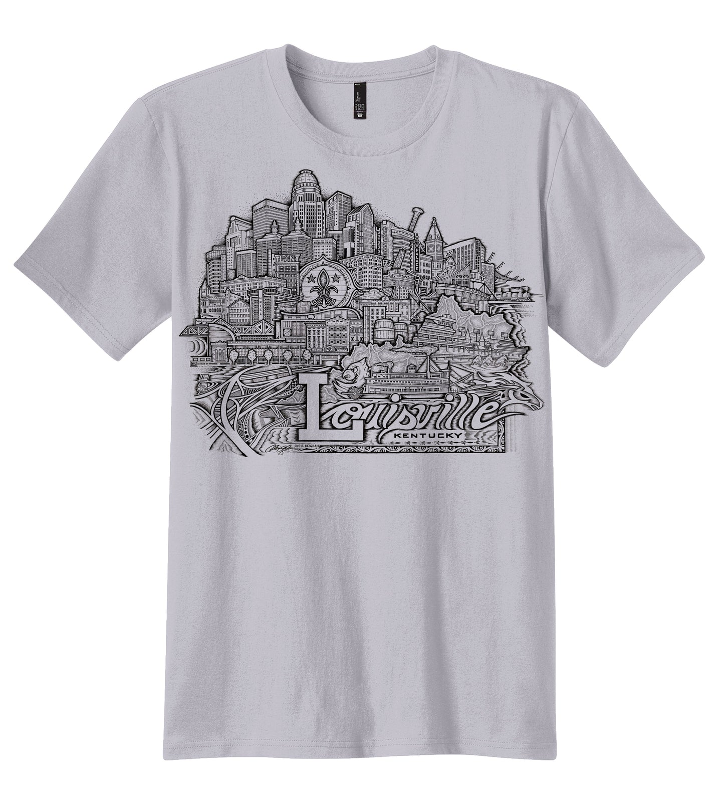 Louisville T-Shirt Silver