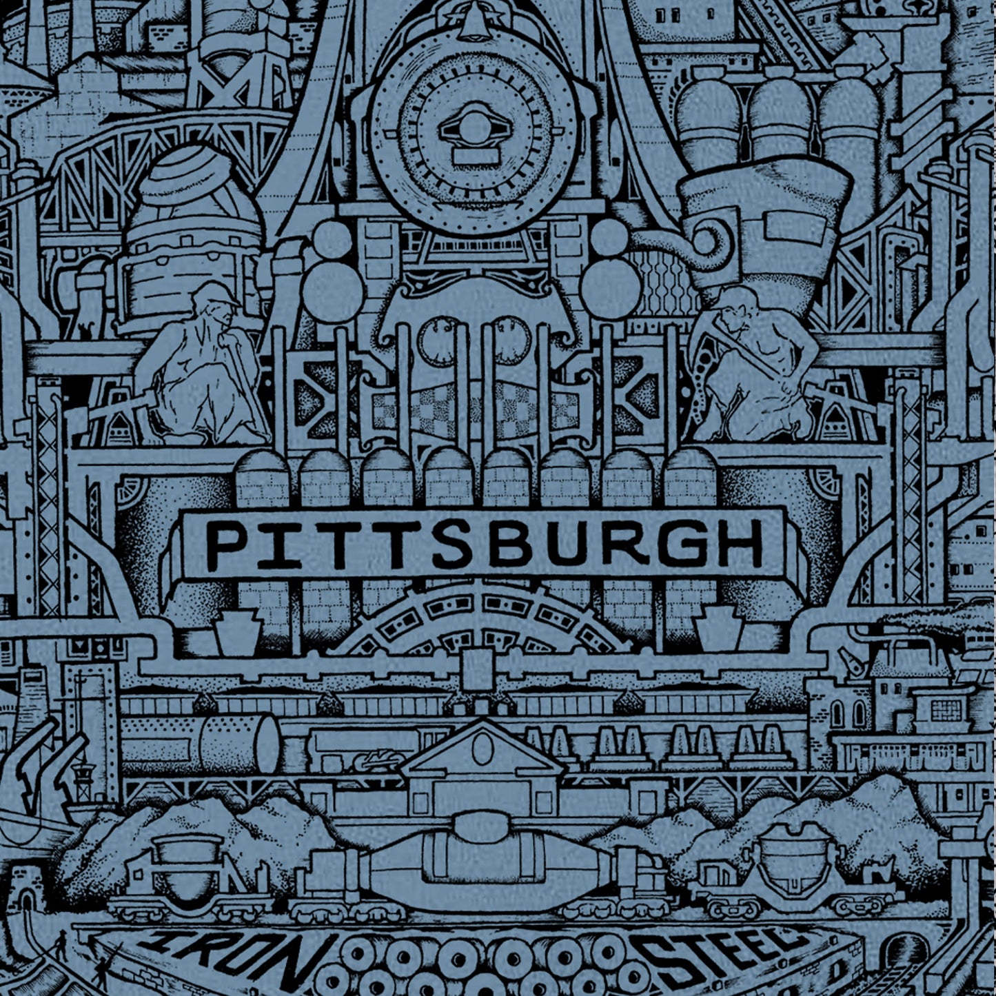 Pittsburgh Steel Sweatshirt Mist Blue